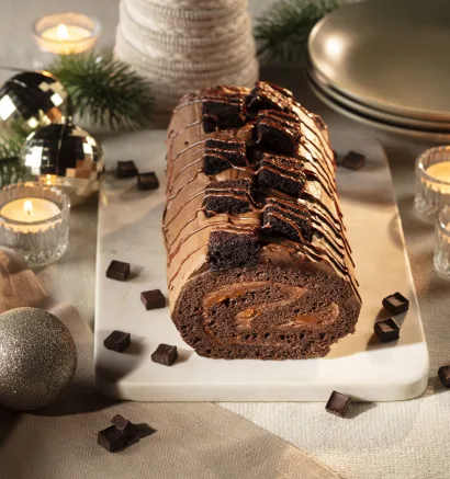 Buche chocolat caramel 7 0060