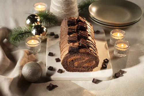 Buche chocolat caramel 7 0060
